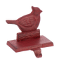 Red Cardinal Cast Iron Stocking Holder