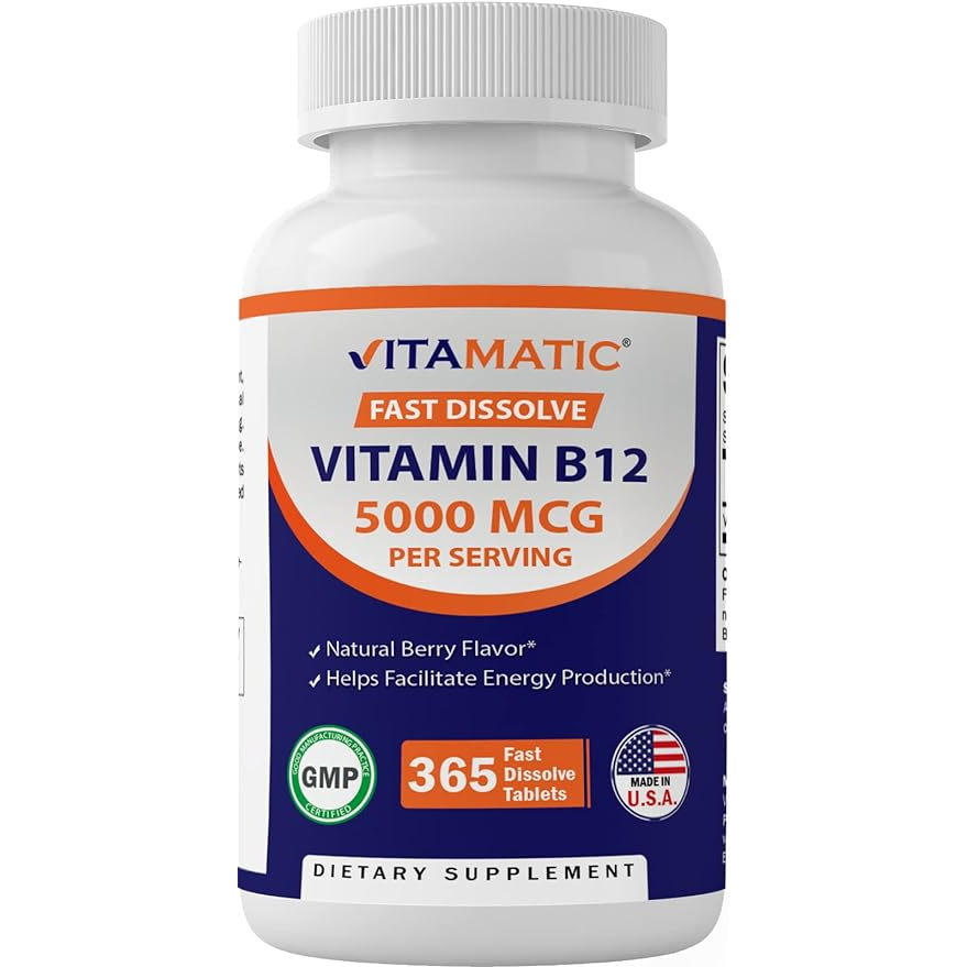 Vitamatic Vitamin B12 5000mcg per Serving