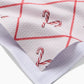 Festive Candy Canes Geometry Tea Towel