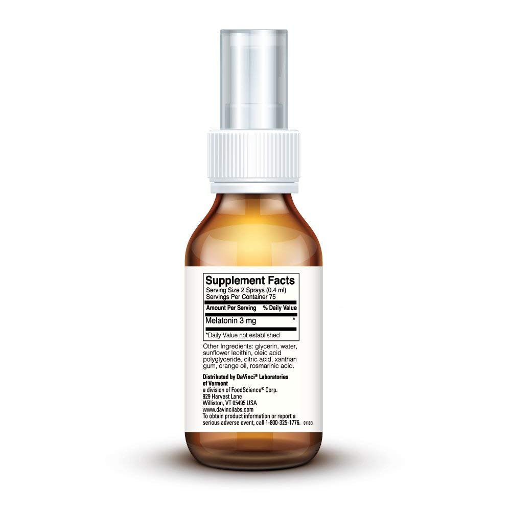 DaVinci Laboratories Liposomal Melatonin Spray -- 1 oz