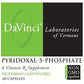 DaVinci Laboratories Pyridoxal 5-phosphate Vitamin B6 Supplement, 60 Count