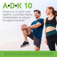 DaVinci Labs ADK 10 - With Vitamin A, Vitamin D3 10,000 IU and Vitamin K2 - Gluten-Free - 90 Vegetarian Capsules