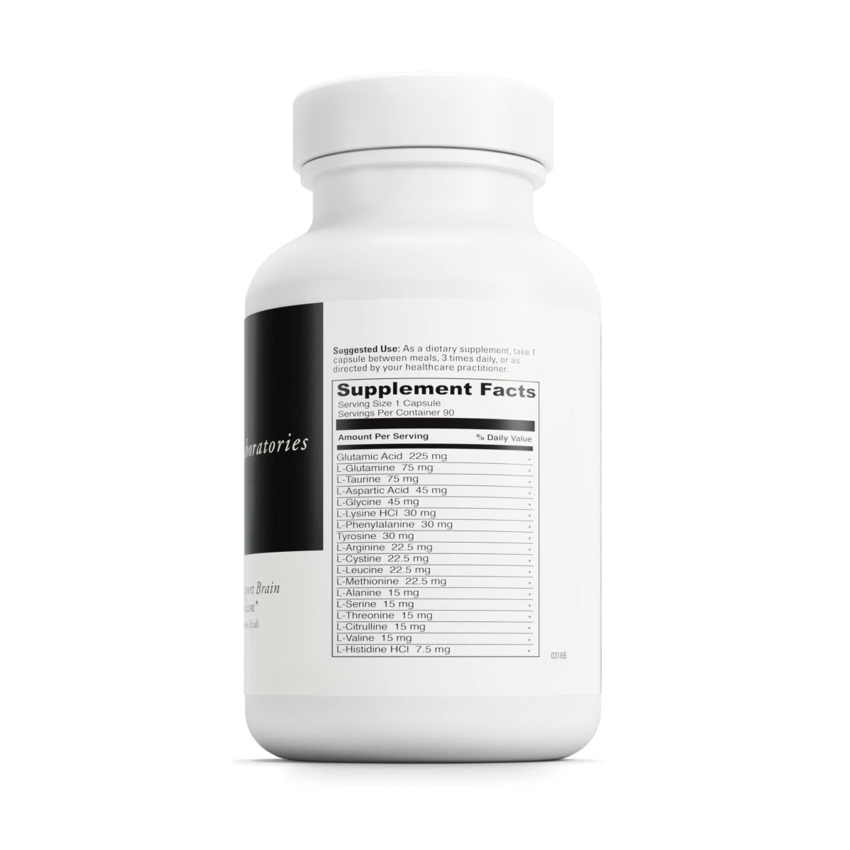 DAVINCI Labs Amino 21 - Amino Acid Dietary Supplement with L-Glutamine, L-Lysine HCl, Tyrosine, L-Arginine and More - Gluten-Free - 90 Capsules, 750 mg
