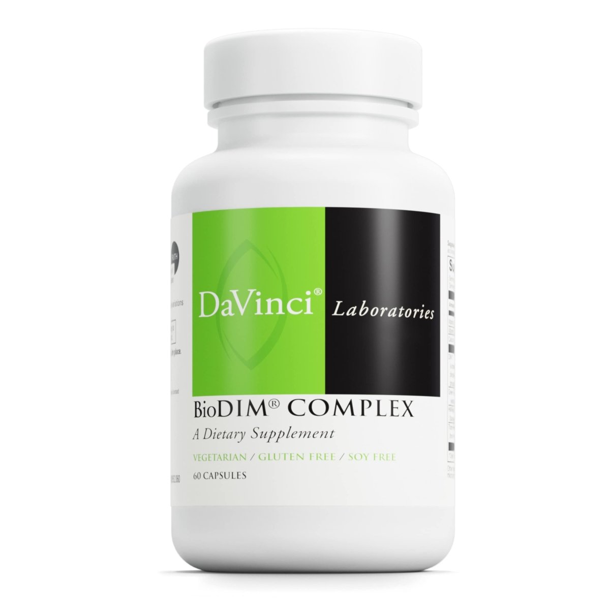 DaVinci Labs BioDIM Complex - Antioxidant Supplement to Support Cellular Health and Hormone Balance for Women and Men - Gluten-Free - 60 Vegetarian Capsules