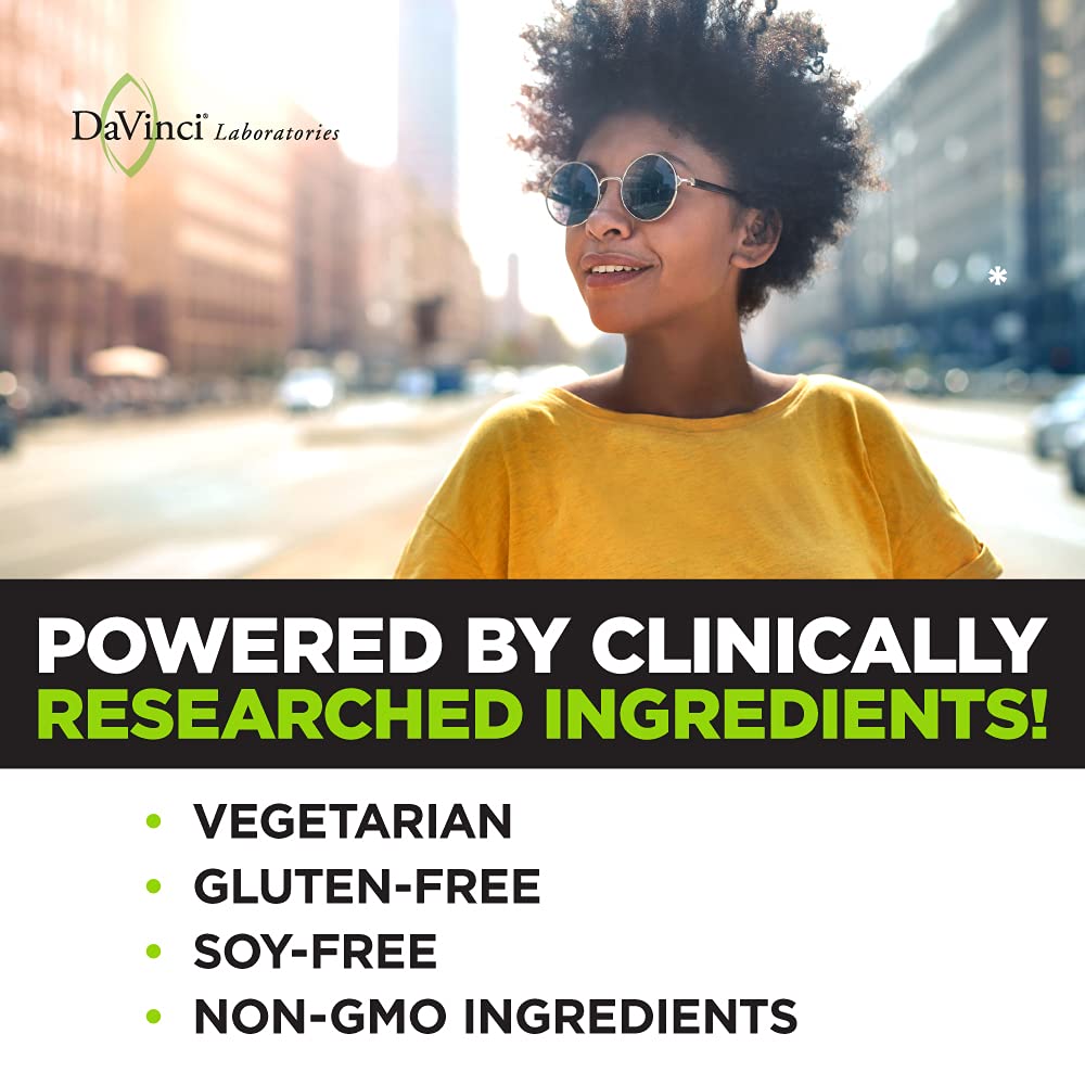 DaVinci Labs Cortisol Benefits - Gluten-Free -60 Vegetarian Capsules