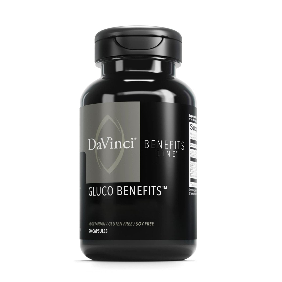 DaVinci Labs Gluco Benefits - 90 Vegetarian Capsules