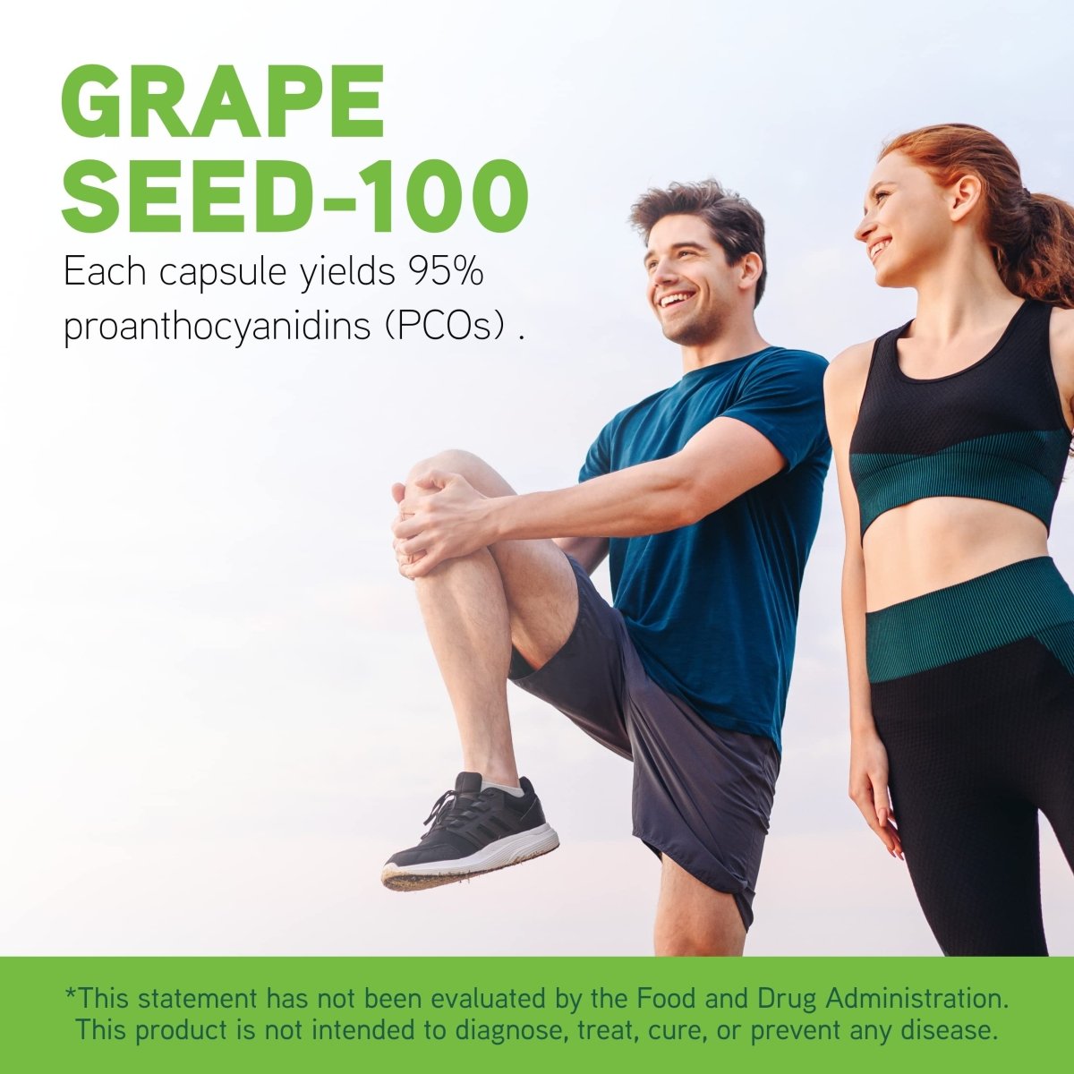 DaVinci Labs Grape Seed-100 - With 100 mg Grape Seed Extract per Serving - Gluten-Free - 60 Vegetarian Capsules