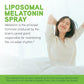 DaVinci Labs Liposomal Melatonin Spray - with 3mg Melatonin per Serving - Gluten-Free - Vegetarian - 30 ml