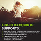 DAVINCI Labs Liquid Vitamin D3 10,000 IU - with Vitamin D3 10,000 IU - Gluten-Free - Vegetarian - 30 ml
