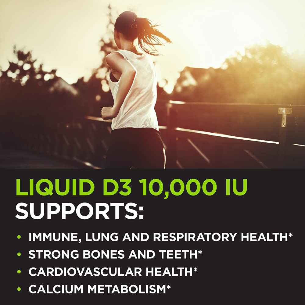 DAVINCI Labs Liquid Vitamin D3 10,000 IU - with Vitamin D3 10,000 IU - Gluten-Free - Vegetarian - 30 ml