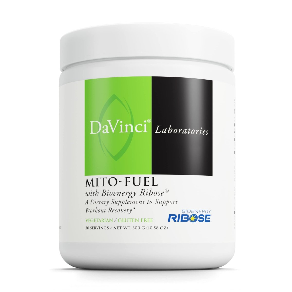 Davinci Labs Mito-Fuel - Drink Mix Supplement to Support Workout and Muscle Recovery, Heart Health and Blood Circulation - 300 g, 30 Servings