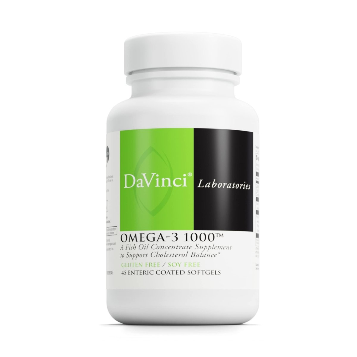 DaVinci Labs Omega-3 1000 - Gluten-Free - 45 Enteric Coated Softgels
