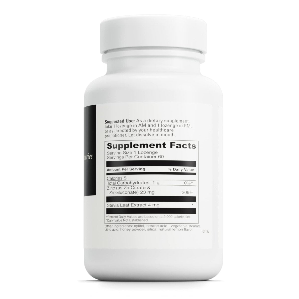 DaVinci Labs Zinc Lozenge - with 23 mg Zinc per Serving - Gluten-Free - Lemon Flavor - 60 Lozenges