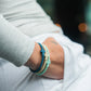 Salt & Surf Infinity Cross Silicone Bracelet Set