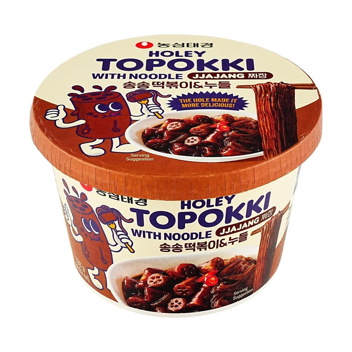 Holey Topokki Jjajang Sauce Flavor With Glass Noodle