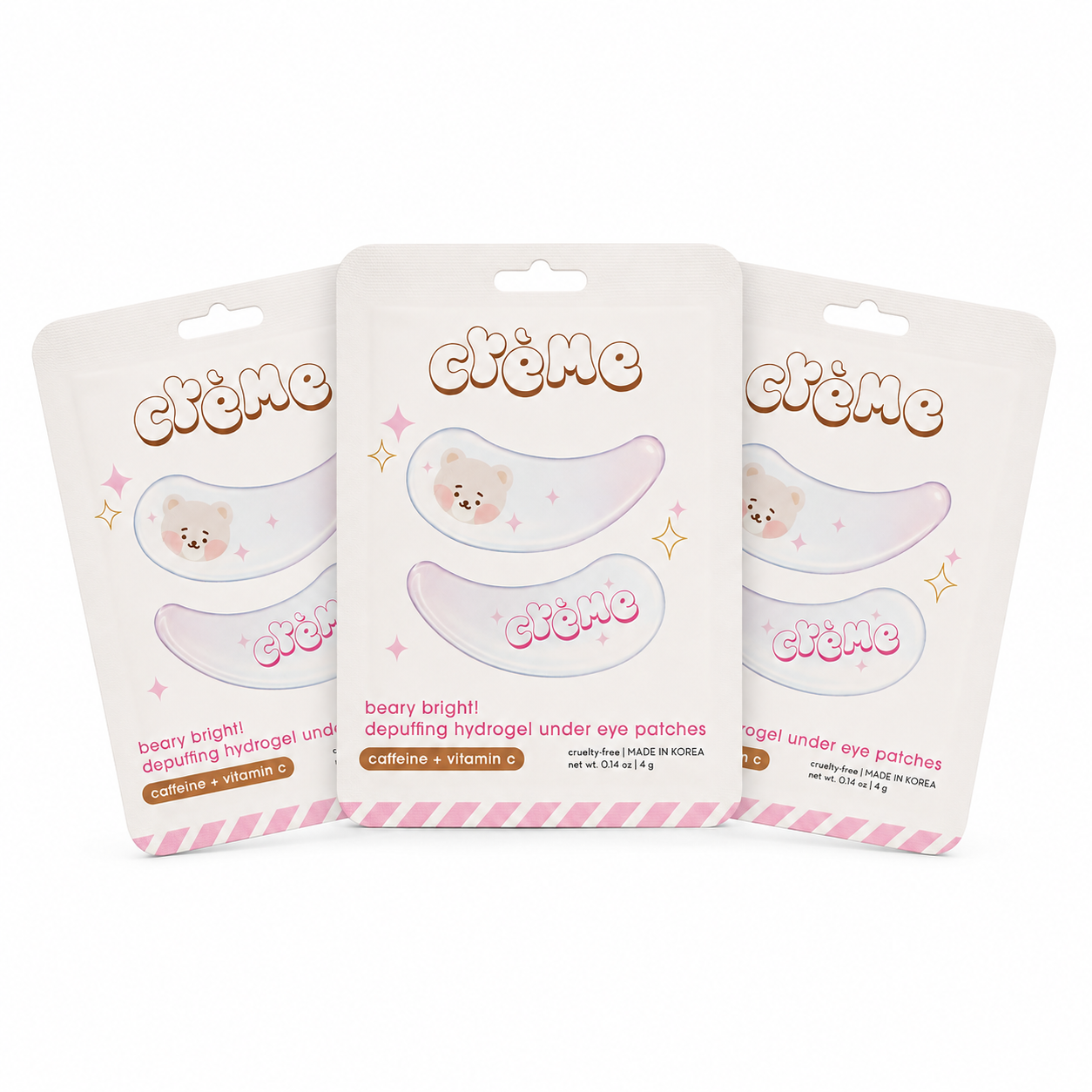 Depuffing Hydrogel Under Eye Patches - Caffein + Vitamin C