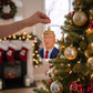President Donald Trump Bust Glass Ornament