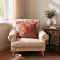 Fall Leaf Orange Stonewashed Throw Pillow