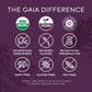 Gaia Herbs, Adult Daily Gummies, Organic, Vegan, Sambucus Black Elderberry Supplement for Daily Immune and Antioxidant Support, 40 Count (Pack of 1)