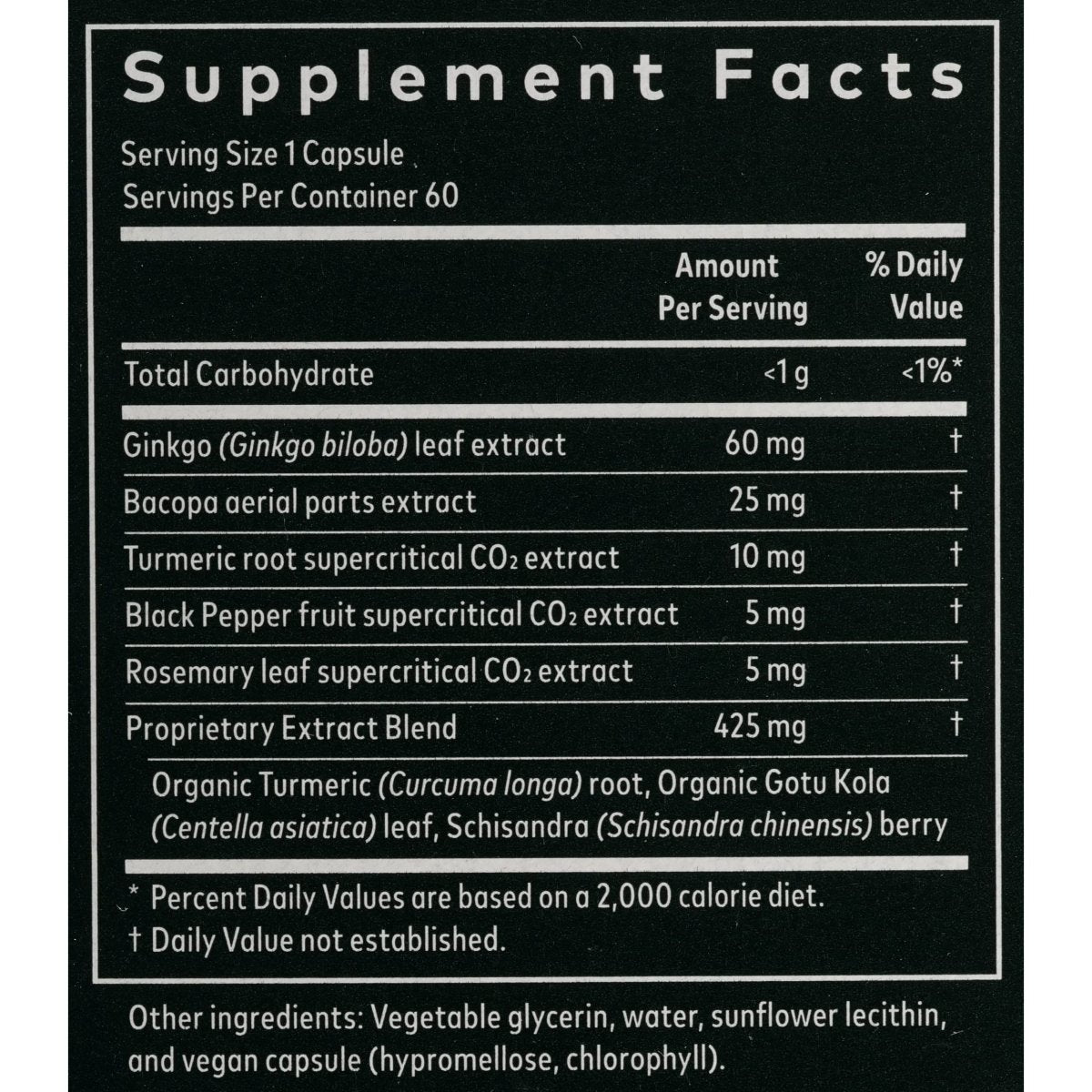 Gaia Herbs Agile Mind - Brain & Cognitive Support Herbal Supplements - 60 Vegan Liquid Phyto-Capsules (30-Day Supply)
