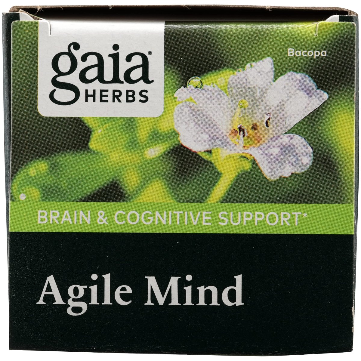 Gaia Herbs Agile Mind - Brain & Cognitive Support Herbal Supplements - 60 Vegan Liquid Phyto-Capsules (30-Day Supply)