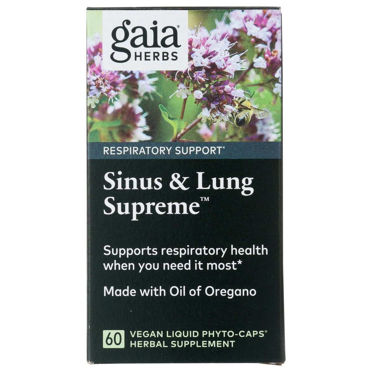 Gaia Herbs Sinus & Lung 60 Vcaps