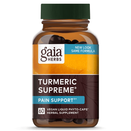 Gaia Herbs Turmeric Supreme Ache (Formerly Pain Support) 120 Vcaps
