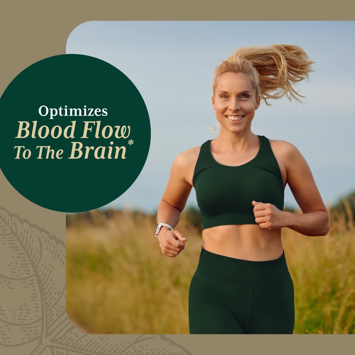 Gaia PRO Cognitive Formula - Brain Boost & Blood Flow Supplement - 60 Vegan Liquid Phyto-Capsules (30 Servings)