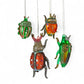 Glitter Insect Glass Ornament