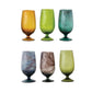 Hand-Blown Stemmed Drinking Wine Glass | 6 Colors