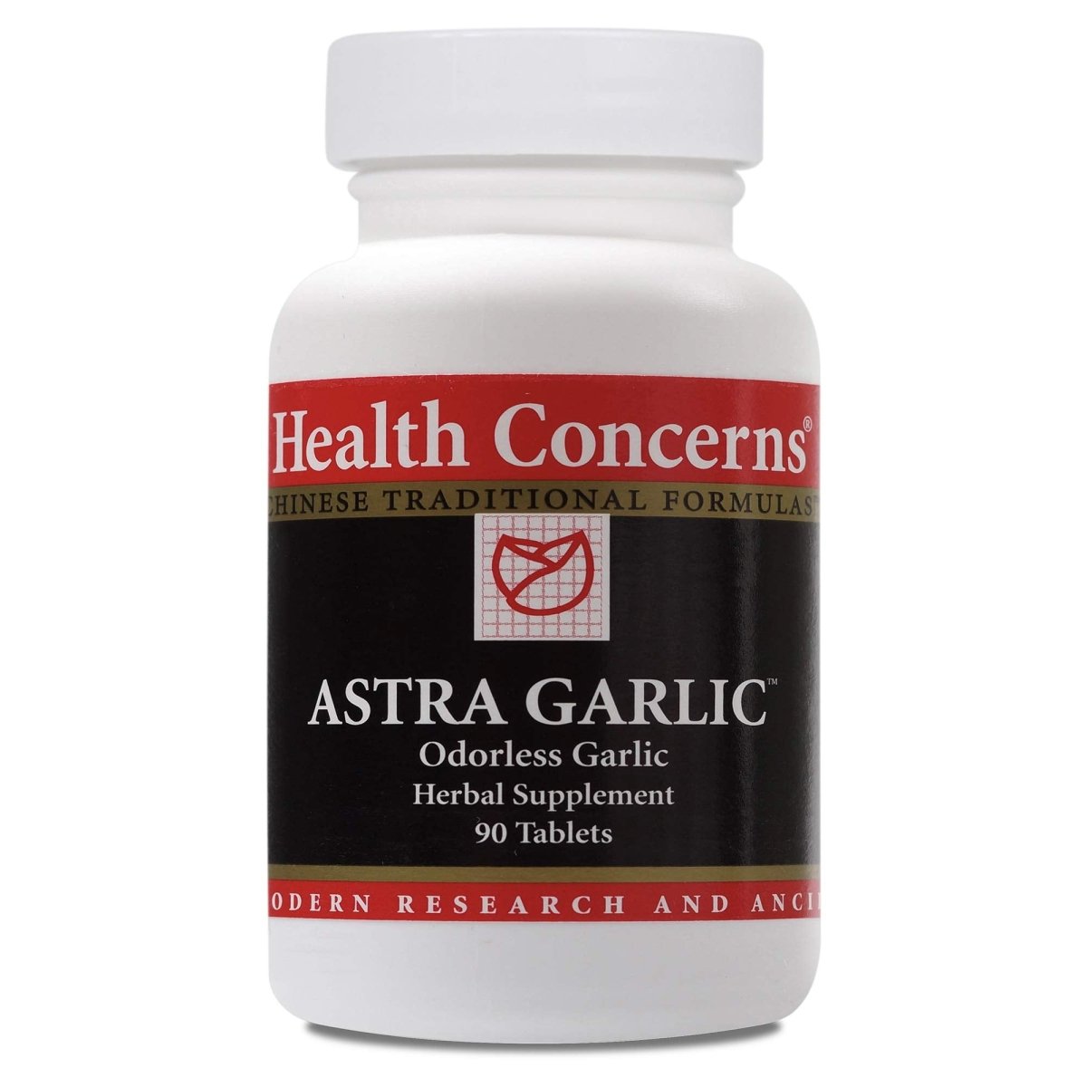 Health Concerns - Astra Garlic - Odorless Garlic Chinese Herbal Supplement - Cardiovascular System Support - 90 Count
