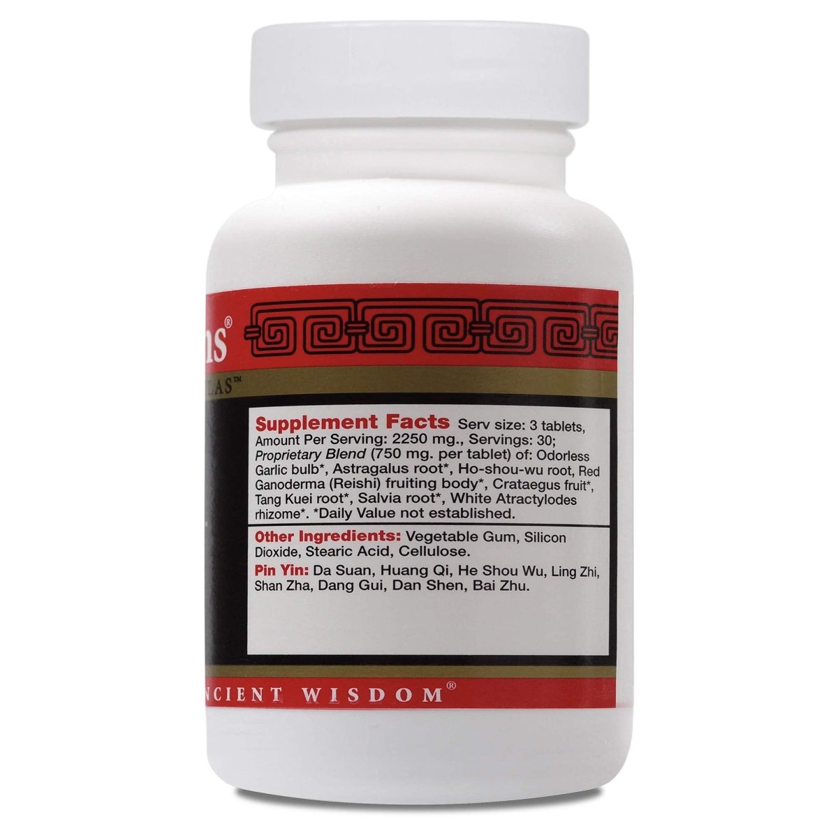Health Concerns - Astra Garlic - Odorless Garlic Chinese Herbal Supplement - Cardiovascular System Support - 90 Count