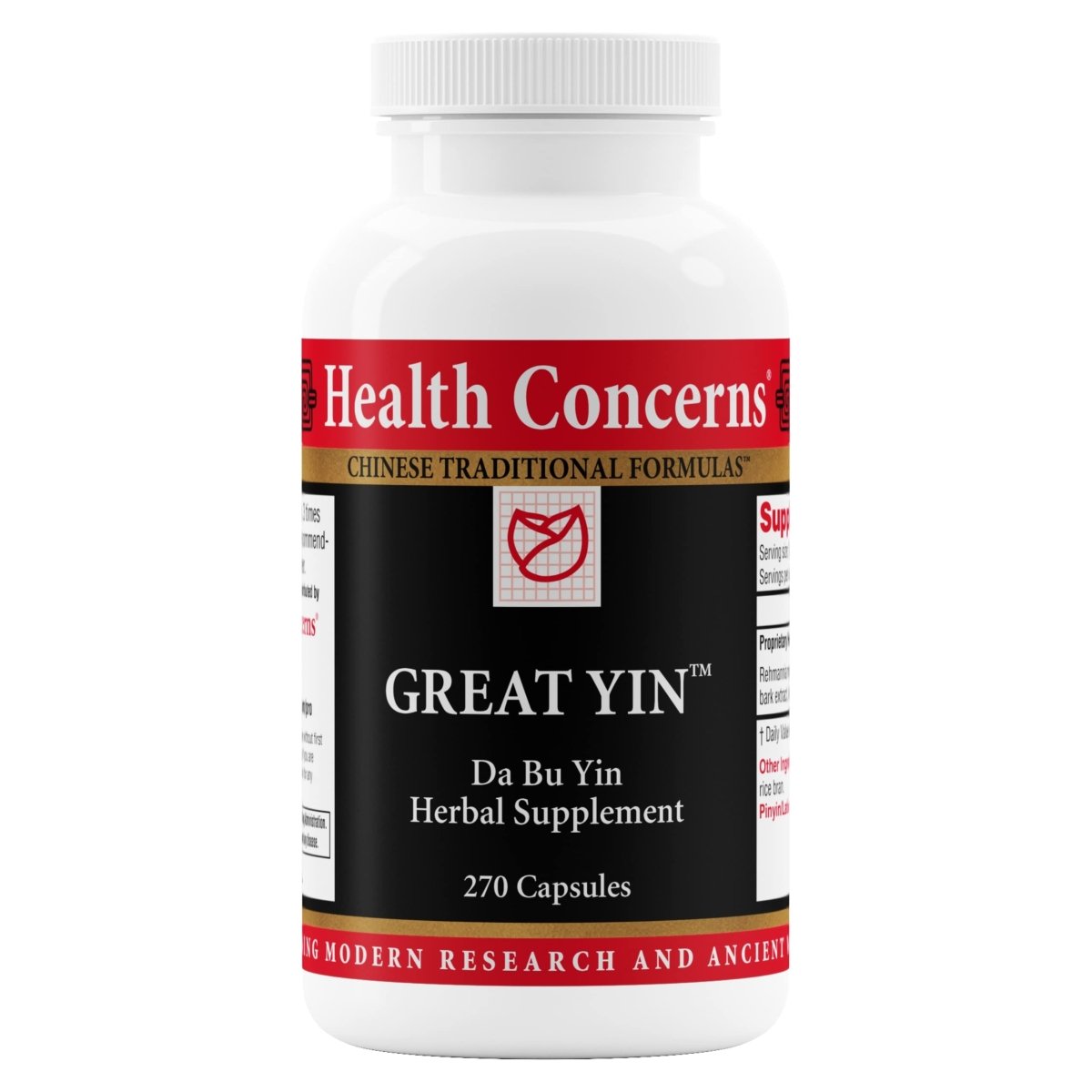 Health Concerns Great Yin - Menopause Relief & Women's Health Supplement - 270 Capsules
