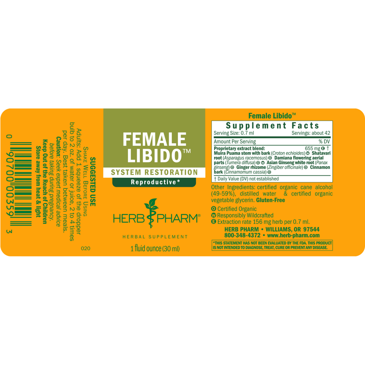 Herb Pharm Female Libido 4oz