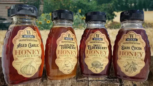Raw Infused Honey Supplements – Honeyopathic | Weeks Honey Farm