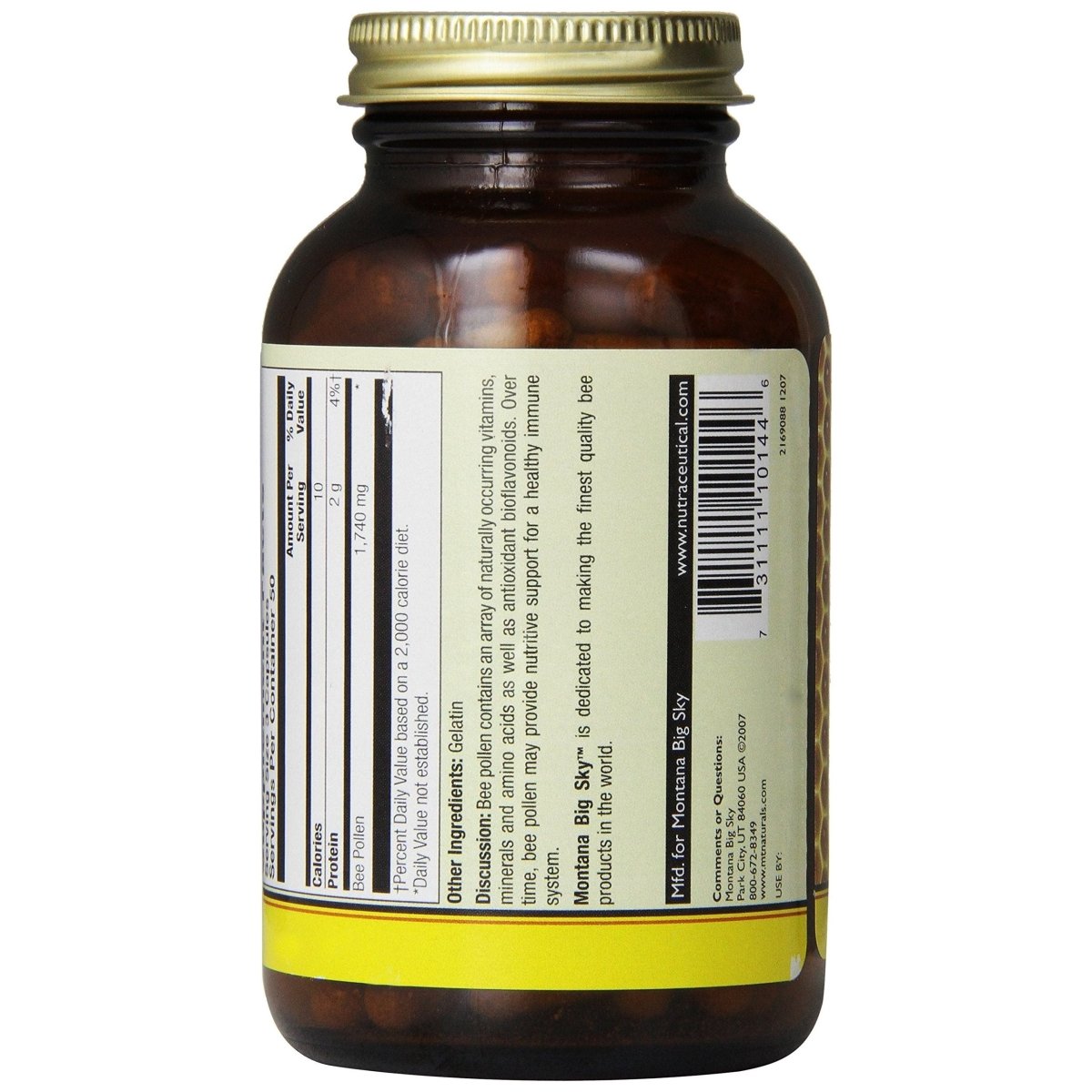Honey Gardens Bee Pollen 150 Capsules