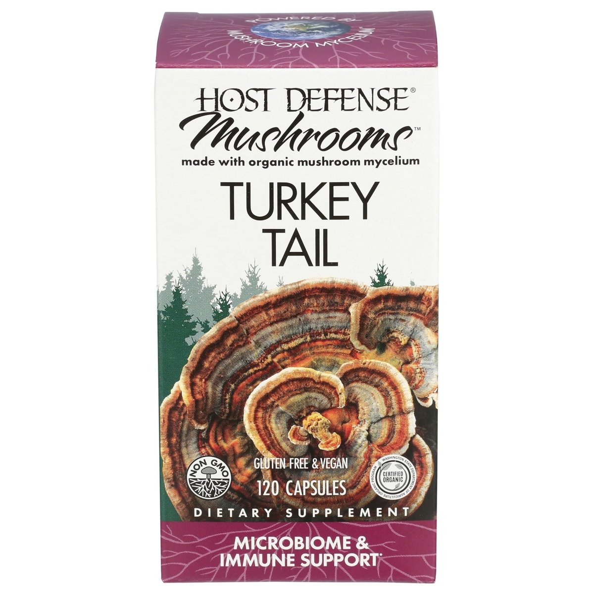 Host Defense Turkey Tail 120 Vcaps
