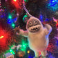 Wool Felt Abominable Snowman Ornament