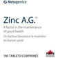 Metagenics Zinc A.G. Tablets - 180 Count