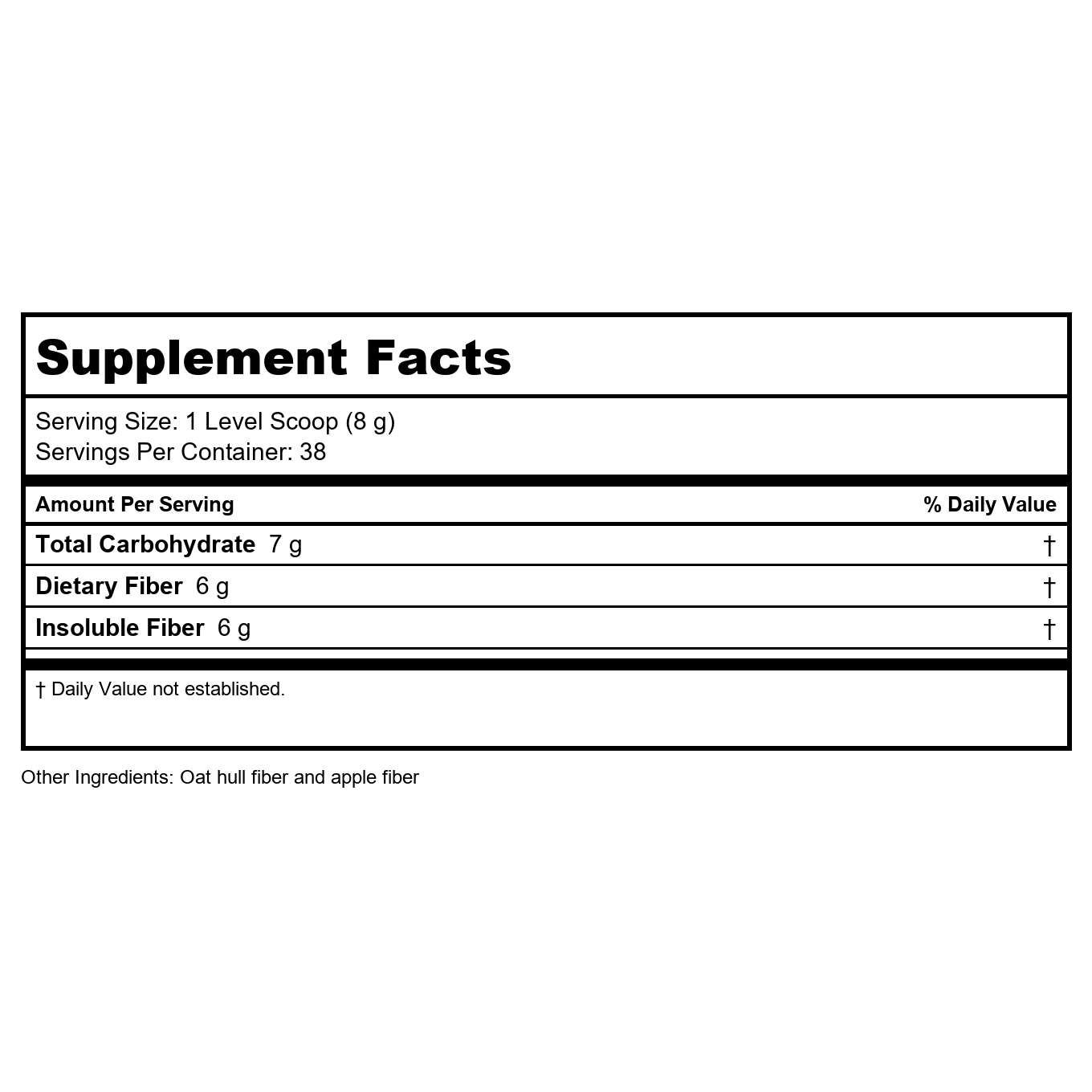 Metagenics MetaFiber - Fiber Blend to Support GI Regularity 38 Servings