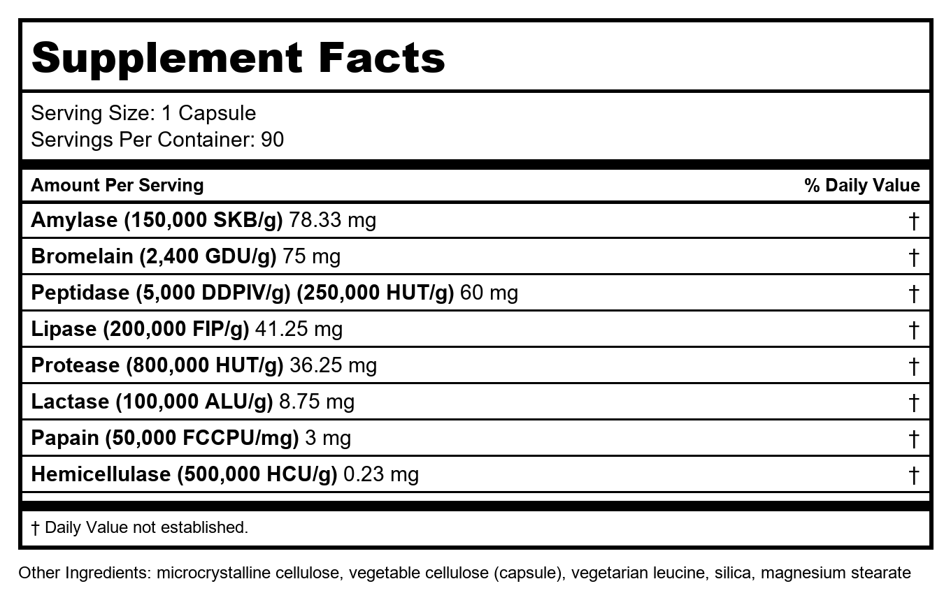 Davinci Labs - Digenzyme 90 vcaps
