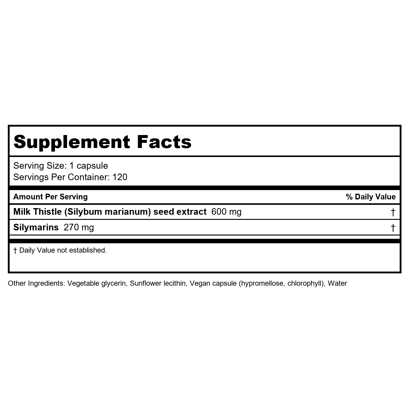 Milk Thistle Gaia Herbs 120 VCaps