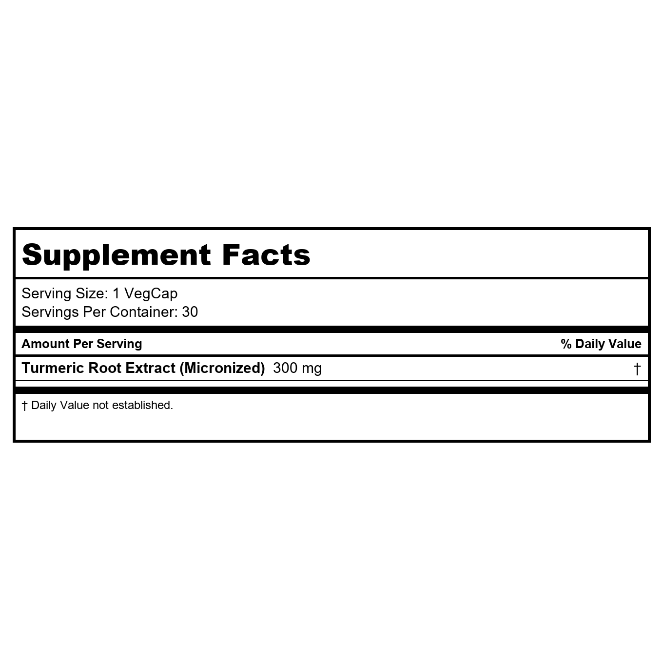 SOLARAY Guaranteed Potency Super Bio Turmeric Micronized, Veg Cap (Btl-Plastic) 300mg 30ct