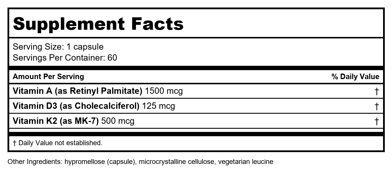 Davinci Labs A.D.K 60 Capsules
