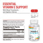 SOLARAY Dry Vitamin E with Hawthorn Berries 330mg (400IU) Heart & Skin Health, Antioxidant Support, 100ct