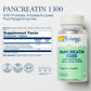 SOLARAY Pancreatin 1300 90 VegCaps, 90 Serv.