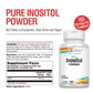 SOLARAY Pure Inositol Powder Non-GMO, Vegan (4oz, 162 Serv.)