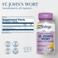 SOLARAY St John's Wort Aerial Extract 300 mg, 0.3% Hypericin, Mood & Brain Health Support, Vegan & Lab Verified for Quality, 120 Servings, 120 VegCaps