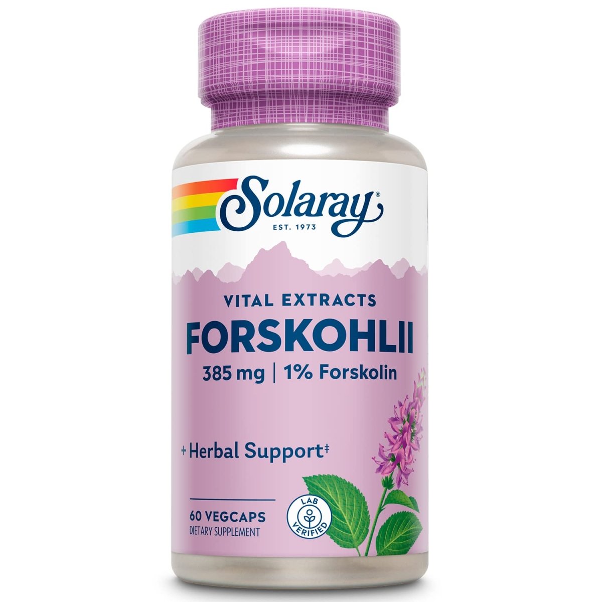 SOLARAY - Forskohlii, 385 mg 60 Capsules