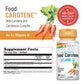 SOLARAY Food Carotene 7500mcg (25000 IU) - Beta Carotene Vitamin A Supplement - Wellness and Immune Support Supplement, Potent Eye Vitamins and Skin Food, Plant Sourced, 60-Day Guarantee, 100 Softgels